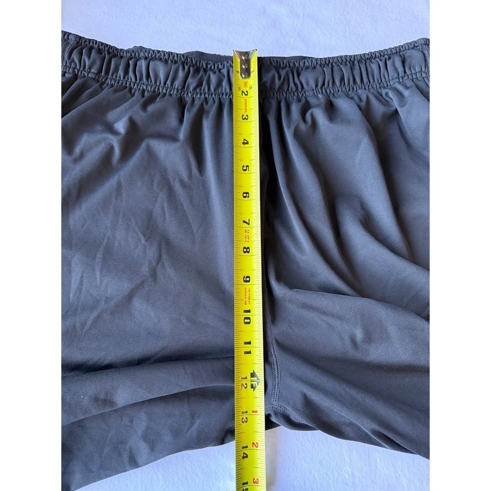 Nike Dri Fit Shorts Men L Gray Blue Vented Mesh Training Drawstring Breathable - Picture 10 of 16